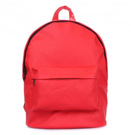 Рюкзак Poolparty (красный) искусственная кожа