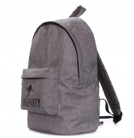 Молодіжний повсякденний рюкзак Poolparty Ripple (сірий)