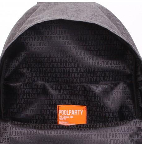 Молодіжний повсякденний рюкзак Poolparty Ripple (сірий)