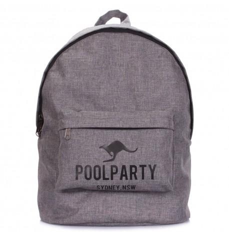 Молодіжний повсякденний рюкзак Poolparty Ripple (сірий)