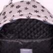 Жіночий стьобаний рюкзак з качками Snowflakes (сірий)