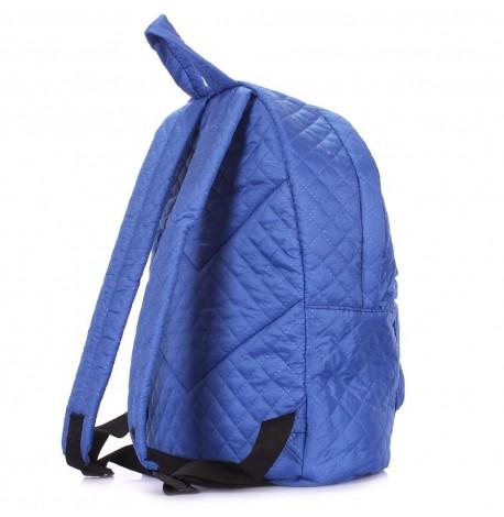 Жіночий стьобаний болоньєвий рюкзак The One (синій)