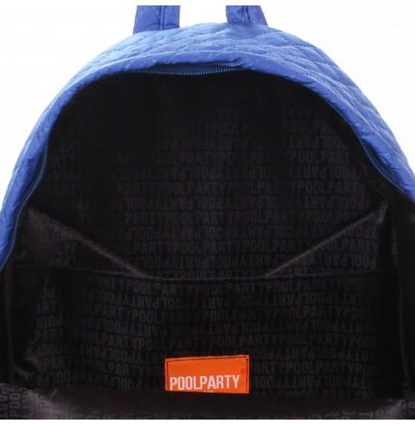 Жіночий стьобаний болоньєвий рюкзак The One (синій)