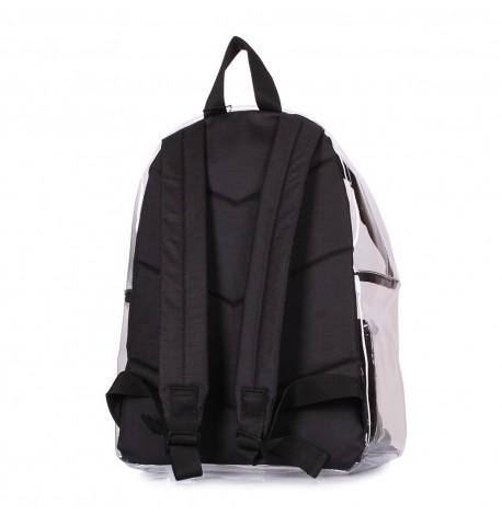 Прозрачный рюкзак Plastic (черный)
