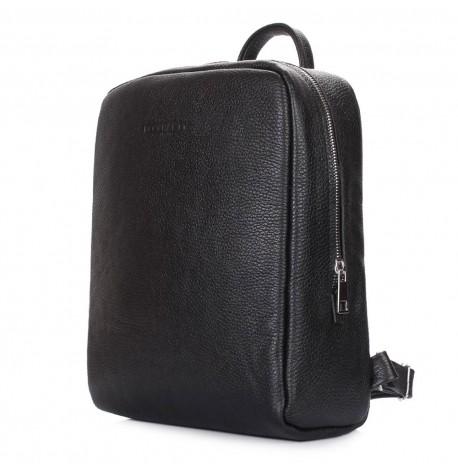 Жіночий шкіряний рюкзак Poolparty Cult (чорний)