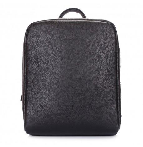 Жіночий шкіряний рюкзак Poolparty Cult (чорний)