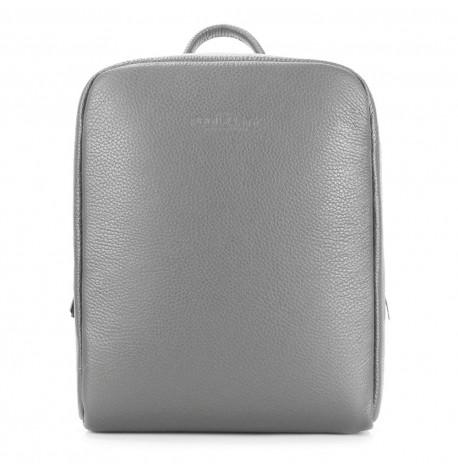 Жіночий шкіряний рюкзак Poolparty Cult (сірий)