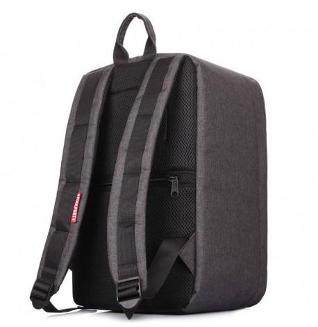 Рюкзак для ручної поклажі PoolParty HUB (графіт) - Ryanair / Wizz Air / МАУ