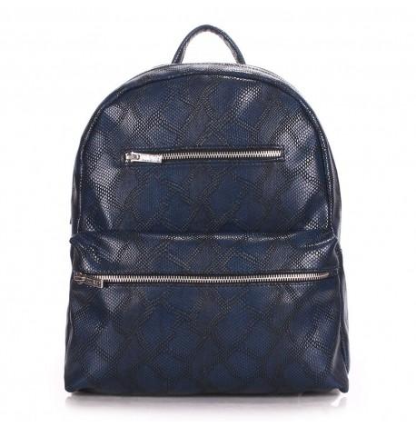Жіночий рюкзак Poolparty Snake DarkBlue (темно-синій)