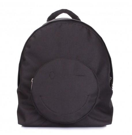 Городской рюкзак Poolparty Smile (черный)