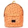 Женский стеганый болоньевый рюкзак с уточками The One Ducks (оранжевый)