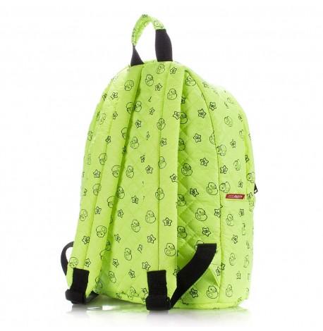 Женский стеганый болоньевый рюкзак с уточками The One Ducks