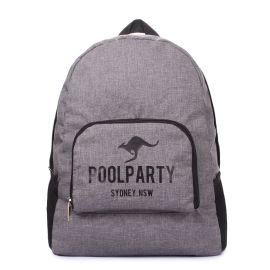 Складной рюкзак Poolparty Transformer (серый)