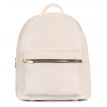 Женский кожаный рюкзак Poolparty XS (бежевый)