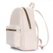 Женский кожаный рюкзак Poolparty XS (бежевый)