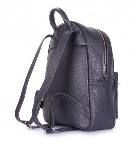 Жіночий шкіряний рюкзак Poolparty XS (синій)