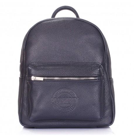 Жіночий шкіряний рюкзак Poolparty XS (синій)