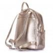 Жіночий шкіряний рюкзак Poolparty XS (золотистий)