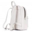 Жіночий шкіряний рюкзак Poolparty XS (білий)