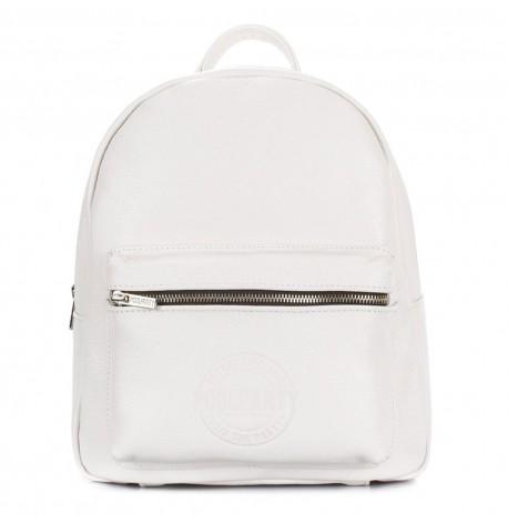 Жіночий шкіряний рюкзак Poolparty XS (білий)