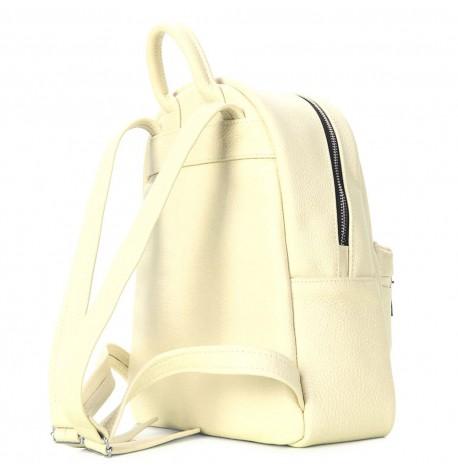 Женский кожаный рюкзак Poolparty XS (желтый)