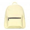 Женский кожаный рюкзак Poolparty XS (желтый)