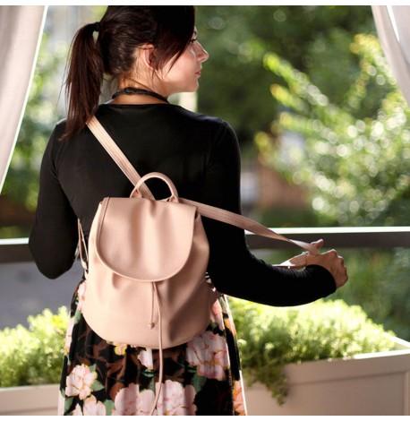 Рюкзак женский кожзам Mod MINI (пудровый)