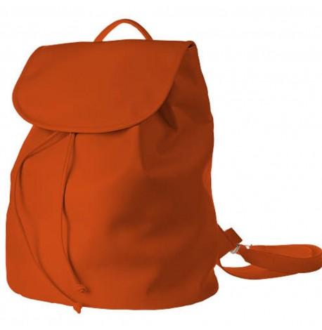 Рюкзак жіночий шкірозамінник Mod MAXI (морквяний)