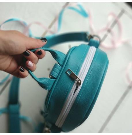 Маленький рюкзак-сумка Rainbow (блакитний)