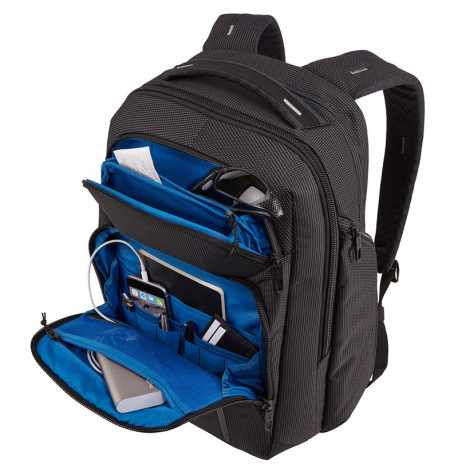Рюкзак Thule Crossover 2 Backpack 30L Black с отделением для ноутбука (черный)