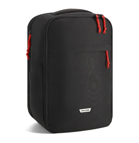 Рюкзак для ручної поклажі Wascobags Leon Black RP (40х30х20) - WizzAir / Ryanair
