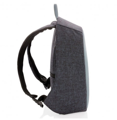 Жіночий рюкзак антизлодій із тривожною кнопкою XD Design Bobby Cathy Black (сірий-блакитний)