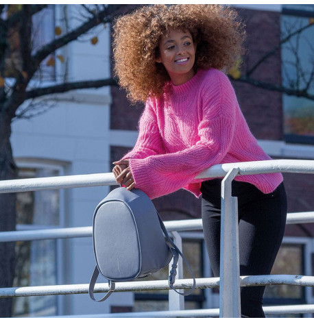 Женский рюкзак антивор XD Design Bobby Elle Dark Grey (серый)