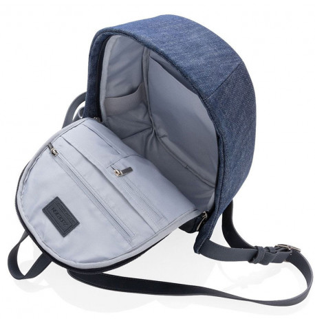 Жіночий рюкзак антизлодій XD Design Bobby Elle Denim Blue (джинсовий)