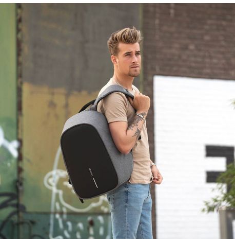 Міський рюкзак антизлодій XD Design Bobby Hero Grey (сірий-чорний)