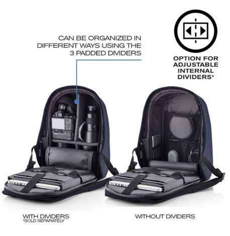 Міський рюкзак антизлодій XD Design Bobby Hero Navy (темно-синій)