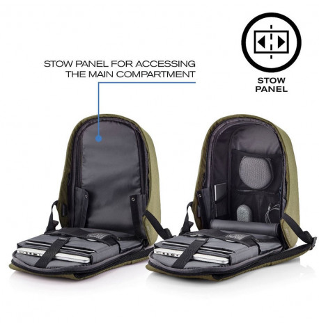 Міський рюкзак антизлодій XD Design Bobby Hero Green (зелений)