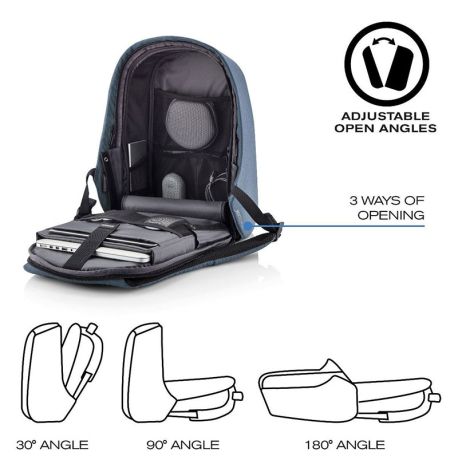 Міський рюкзак антизлодій XD Design Bobby Hero Light Blue (блакитний)