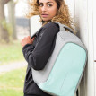 Городской рюкзак антивор XD Design Bobby Compact Mint Green (серый-мятный)