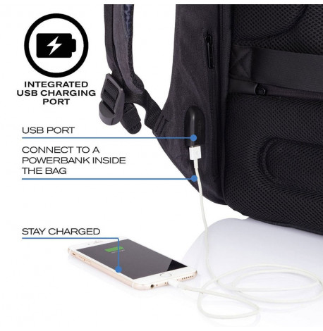 Міський рюкзак антизлодій XD Design Bobby (чорний)