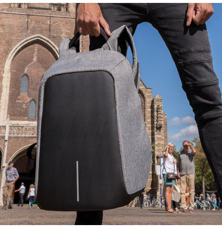 Міський рюкзак антизлодій XD Design Bobby XL (сірий-чорний)