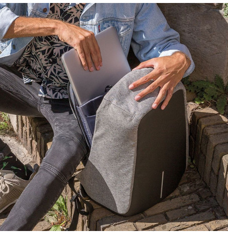 Міський рюкзак антизлодій XD Design Bobby XL (сірий-чорний)