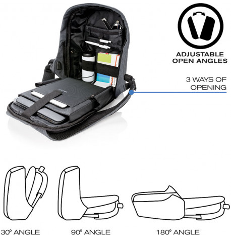 Міський рюкзак антизлодій XD Design Bobby Compact Zebra