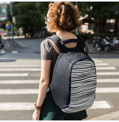 Міський рюкзак антизлодій XD Design Bobby Compact Zebra