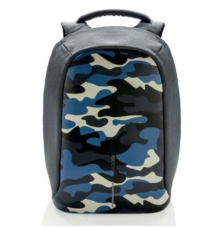 Городской рюкзак антивор XD Design Bobby Compact Camouflage Blue (камуфляжный)