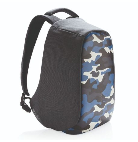 Городской рюкзак антивор XD Design Bobby Compact Camouflage Blue (камуфляжный)