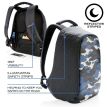 Городской рюкзак антивор XD Design Bobby Compact Camouflage Blue (камуфляжный)