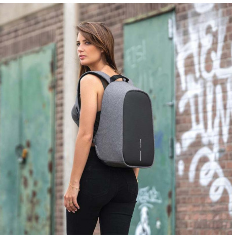 Міський рюкзак антизлодій XD Design Bobby Hero Small Grey (сірий-чорний)