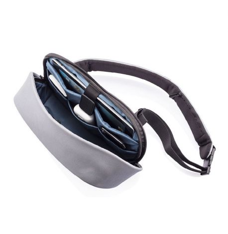 Рюкзак антизлодій на одній лямці XD Design Bobby Sling Grey (сірий)