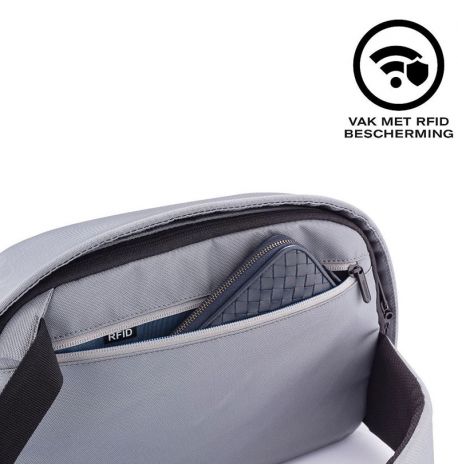 Рюкзак антизлодій на одній лямці XD Design Bobby Sling Grey (сірий)